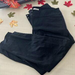 Black loft cropped dress pants